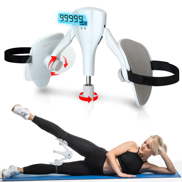 JNATER Thigh Master Inner Thigh Exerciser - 0-44 lbs Adjustable Resistance