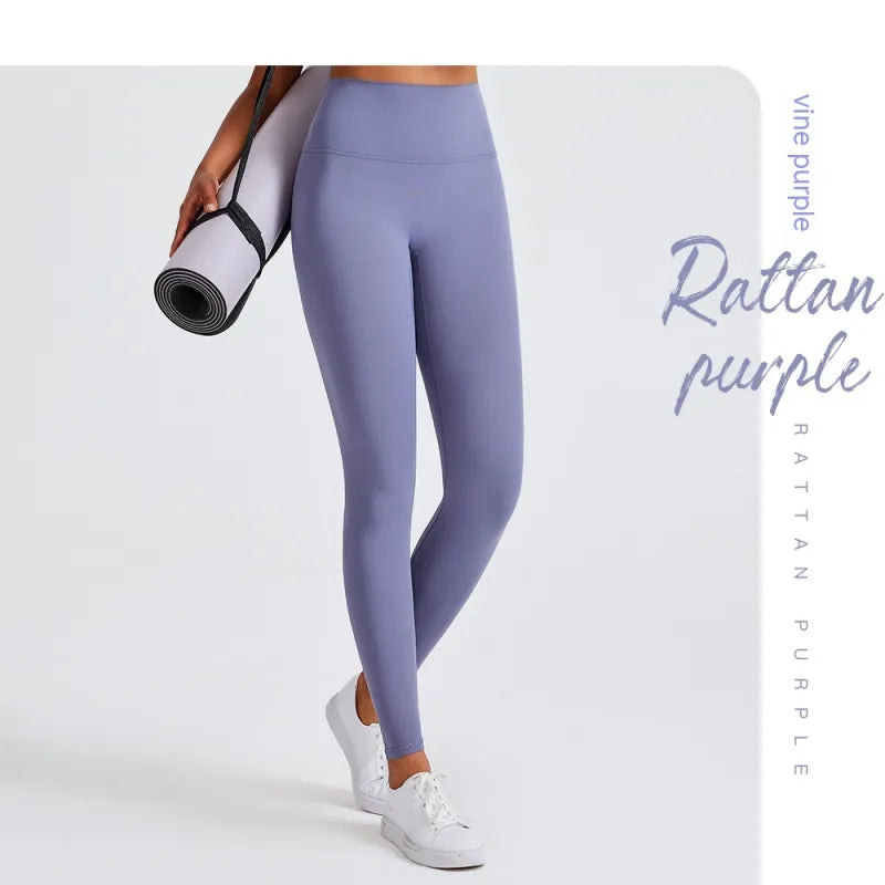 Woman's High Waisted Leggings - Just Fit 