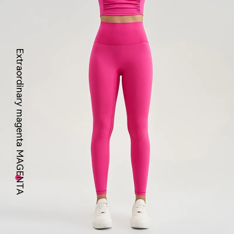 Woman's High Waisted Leggings - Just Fit 
