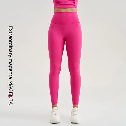 Woman's High Waisted Leggings - Just Fit 