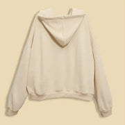 Women's Solid Active Hooded Fleece Lined Sweatshirt