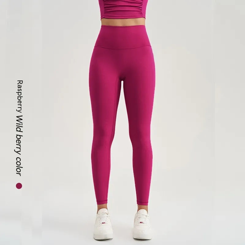 Woman's High Waisted Leggings - Just Fit 