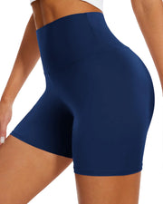 DHSO High Waisted Biker Shorts for Women-5" Tummy Control