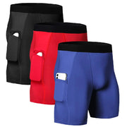 Compression Shorts 3 Pack Shorts Running Workout Spandex