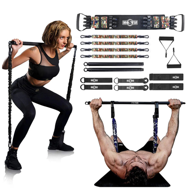 INNSTAR Resistance Bands Bar Exercise Bands Attachment