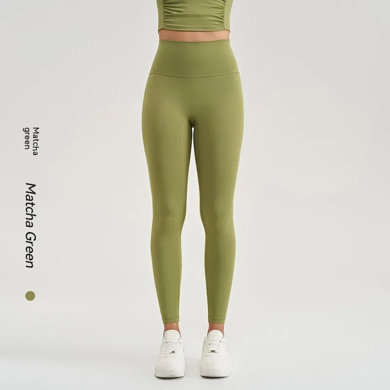 Woman's High Waisted Leggings - Just Fit 