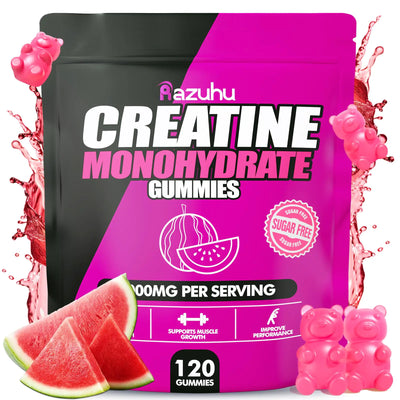 Razuhu Creatine Monohydrate Gummies 4g Creatine Monohydrate