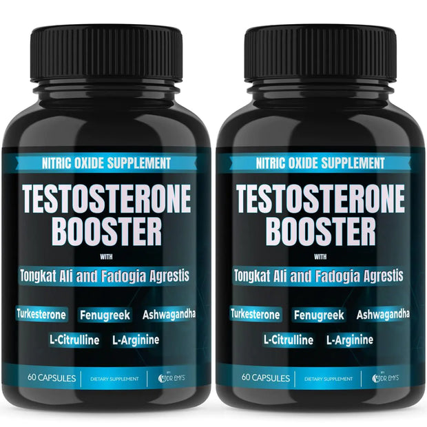 Dr. Emys 2 Pack Testosterone Booster Nitric Oxide Ashwagandha